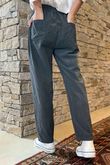 Made in Italy Baby Cord Classic Slim Jogger Charcoal